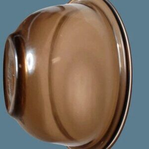 PYREX Amber Mixing Bowl 1 Quart 322 Vtg Corning USA Retro Kitchen